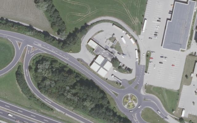 Luftbild von Shell Austria