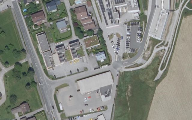 Luftbild von BP Oberndorf/Sbg