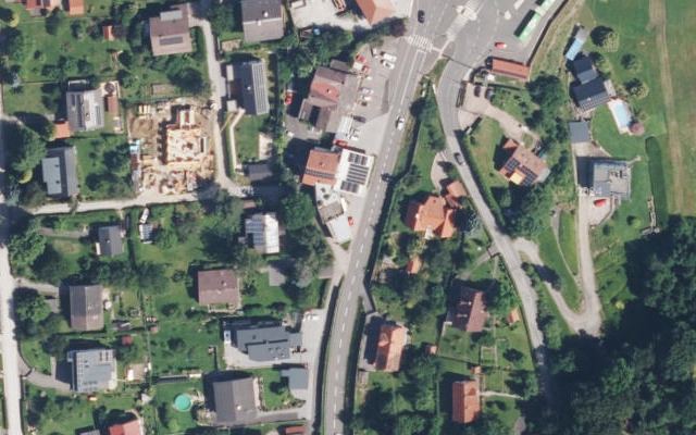 Luftbild von Turmöl Sauseng Fasslberg
