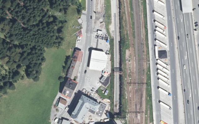 Luftbild von Shell Austria