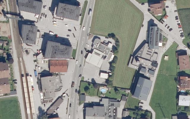 Luftbild von Shell Austria