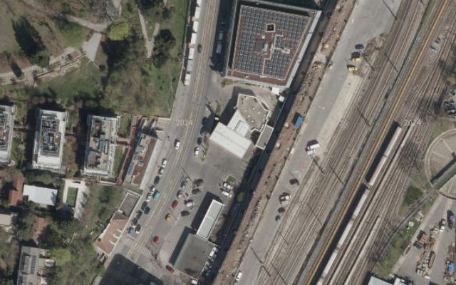 Luftbild von Shell Austria