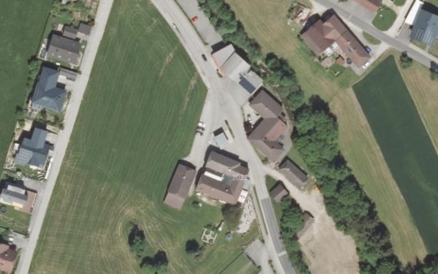 Luftbild von Hausberger Nahversorgung