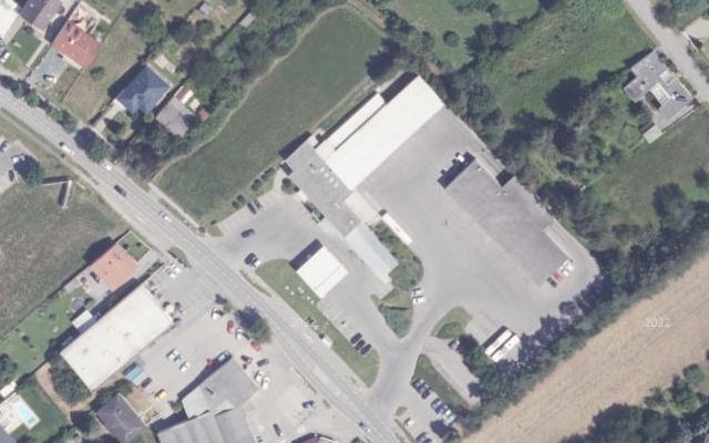 Luftbild von Tanke Blaguss