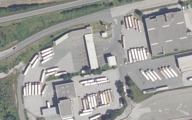 Luftbild von Shell Austria