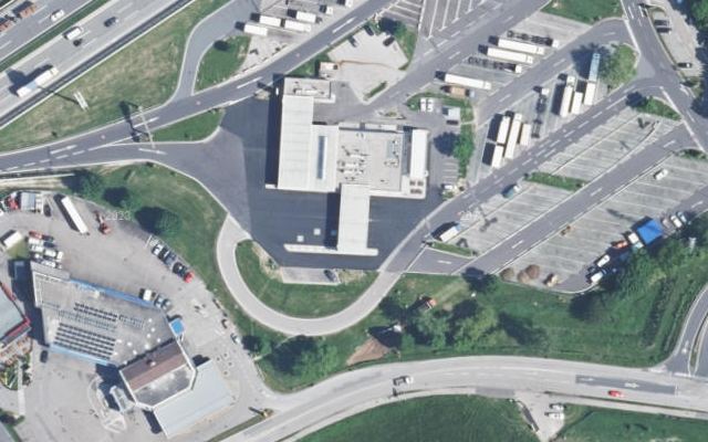 Luftbild von Shell Austria