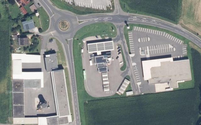 Luftbild von ENI