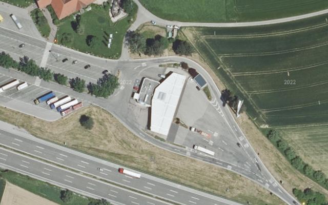 Luftbild von Shell Austria