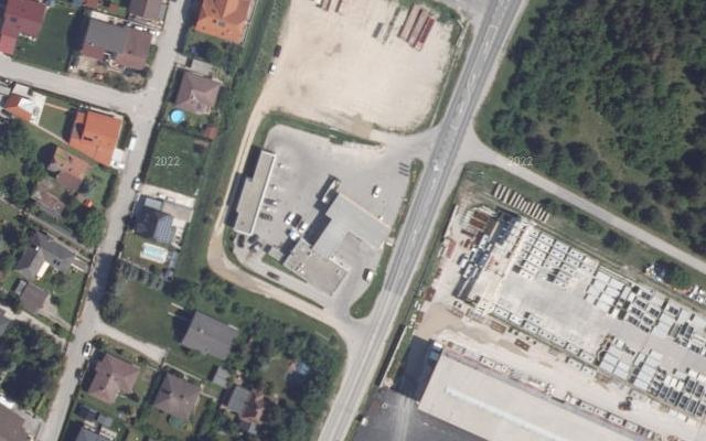 Luftbild von Shell Austria