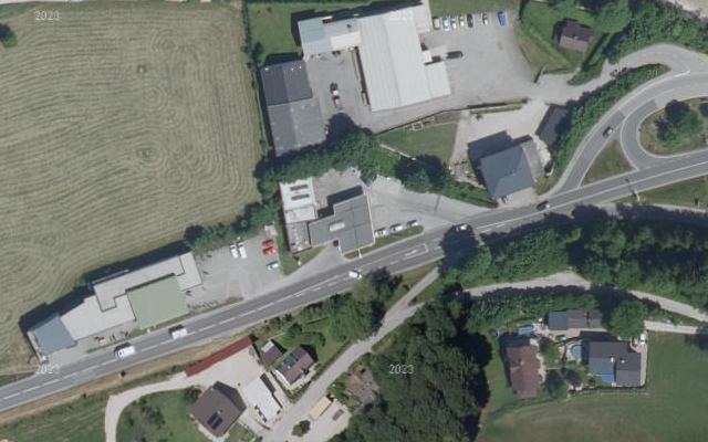 Luftbild von Shell Austria