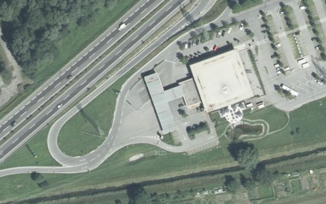 Luftbild von Shell Austria