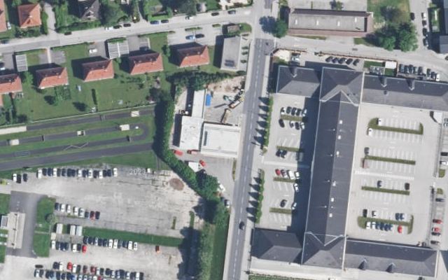 Luftbild von Shell Austria