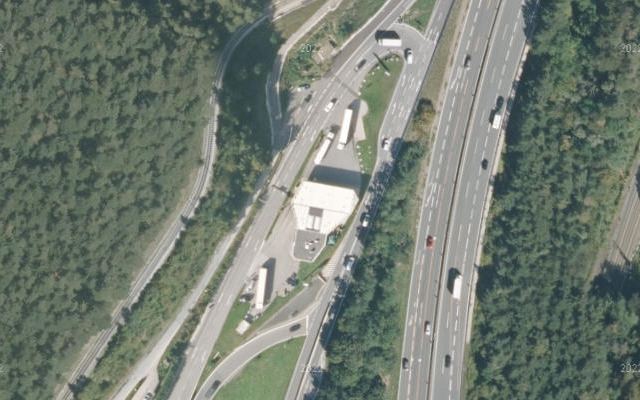 Luftbild von Shell Austria