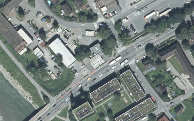 Luftbild von Shell Austria