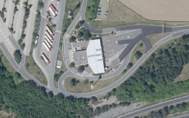Luftbild von Shell Austria