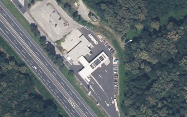 Luftbild von Shell Austria