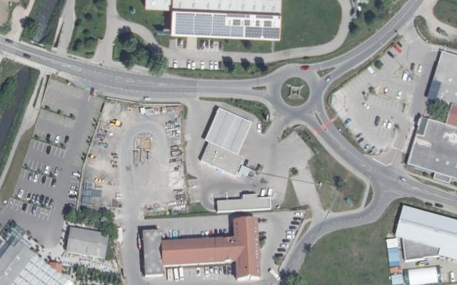 Luftbild von Shell Austria