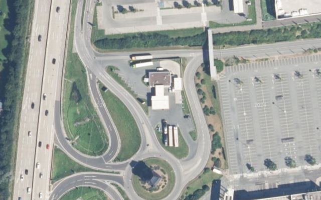 Luftbild von Shell Austria