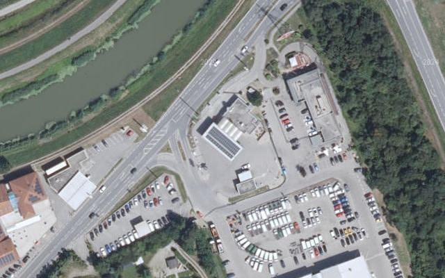 Luftbild von OMV - Langenrohr/Asparn Teichstraße 1