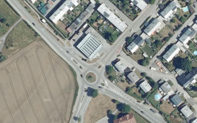 Luftbild von OMV - Braunau Salzburger Straße 99