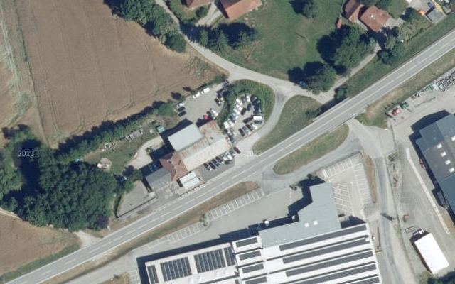 Luftbild von Easy Tank
