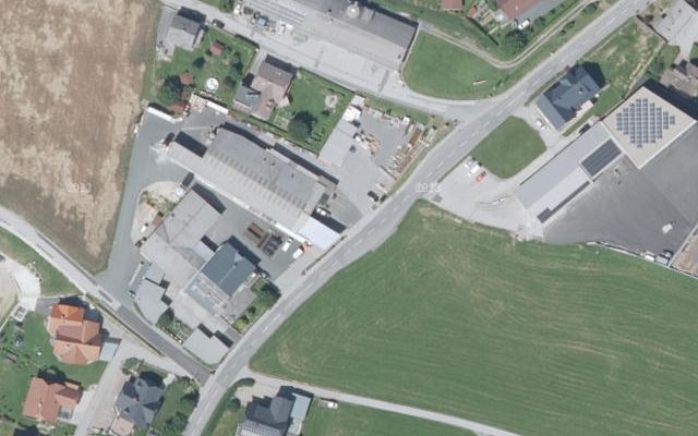 Luftbild von Genol Landring