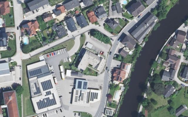 Luftbild von Clever Tanken