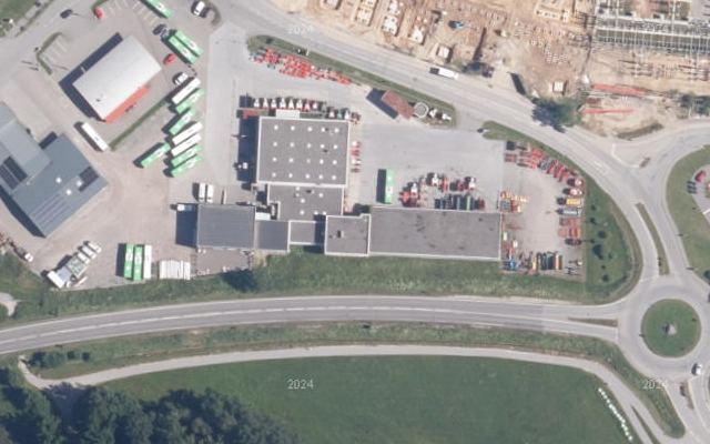 Luftbild von Tankstelle 6186