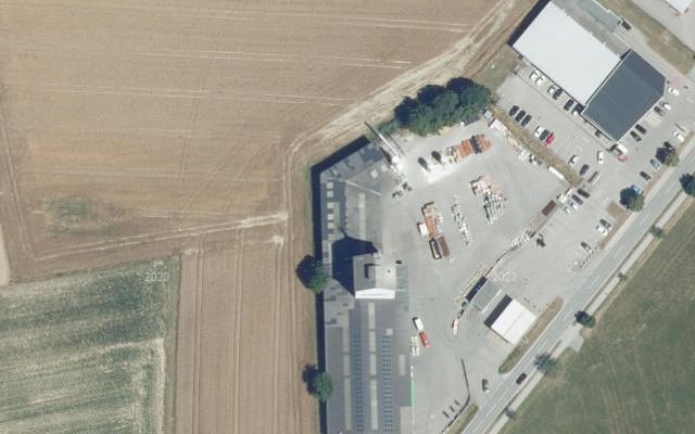 Luftbild von Genol Lagerhaus Innviertel-Traunviertel-Urfahr