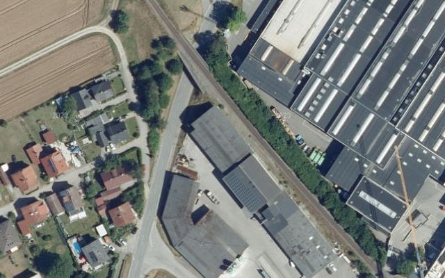 Luftbild von Genol Lagerhaus Innviertel-Traunviertel-Urfahr
