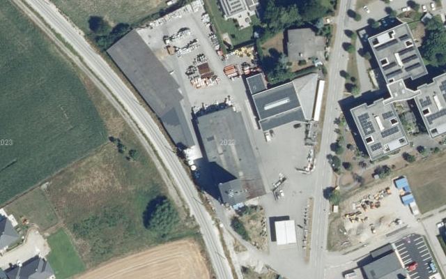 Luftbild von Genol Lagerhaus Innviertel-Traunviertel-Urfahr