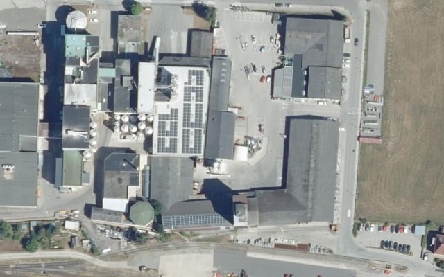 Luftbild von Genol Lagerhaus Innviertel-Traunviertel-Urfahr
