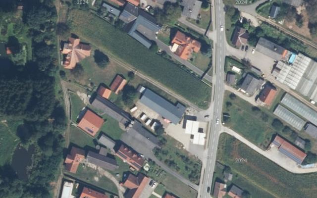 Luftbild von OIL! Tankstelle