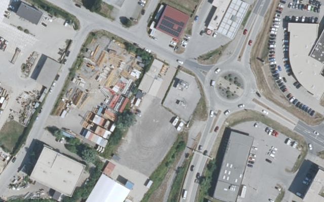 Luftbild von OIL! Tankstelle