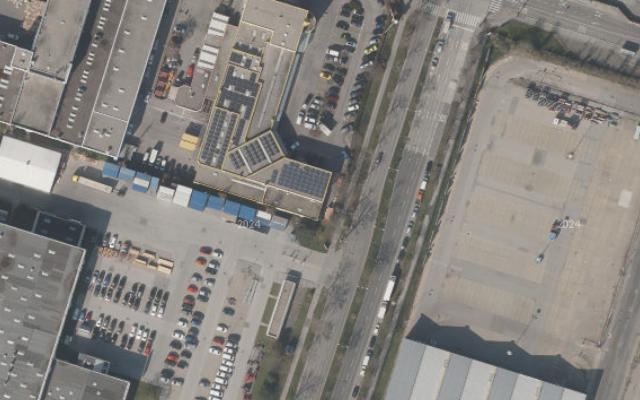 Luftbild von OIL! Tankstelle