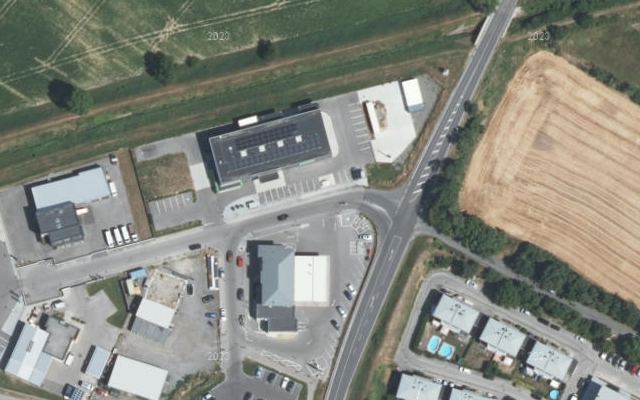 Luftbild von TOP Tankstelle