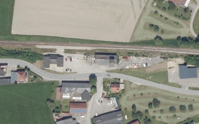 Luftbild von Genol Lagerhaus Innviertel-Traunviertel-Urfahr