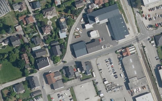 Luftbild von Genol Lagerhaus Innviertel-Traunviertel-Urfahr