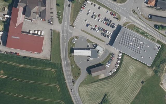 Luftbild von Genol Lagerhaus Innviertel-Traunviertel-Urfahr