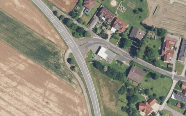 Luftbild von Genol-Tankstelle Diesel/Super/Benzin/Heizöl