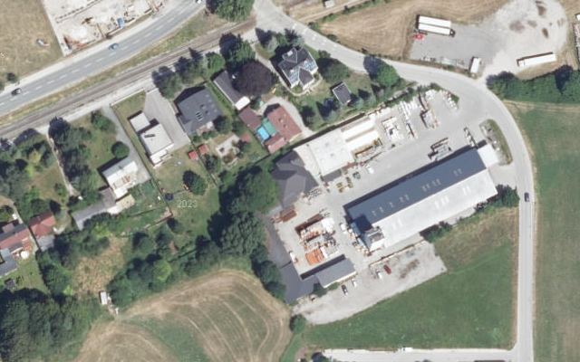 Luftbild von GENOL - Lagerhaus