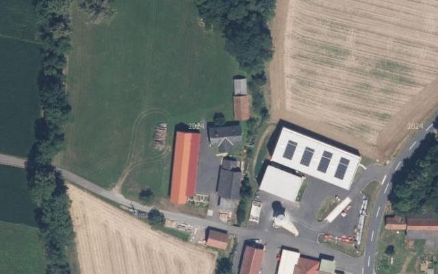 Luftbild von Genol - Lagerhaus: Diesel