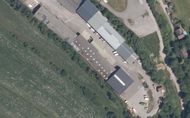 Luftbild von Genol Lagerhaus Tankstelle