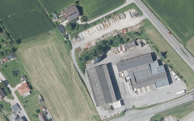 Luftbild von Wechselgau - Premium Kraftdiesel