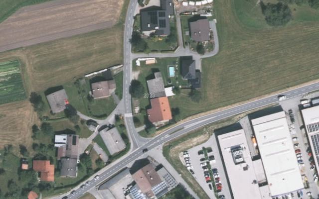 Luftbild von Discont Waldhart