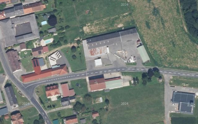 Luftbild von Genol - Lagerhaus: Benzin, Diesel & Additiv-B0 Diesel, Mopedsäule, Reifenfüller...