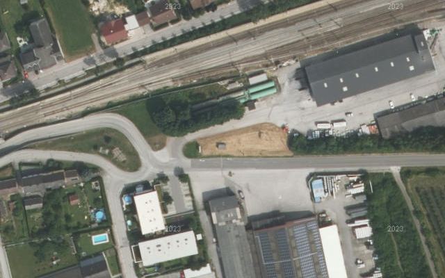 Luftbild von Genol - Raiffeisenlagerhaus St. Pölten