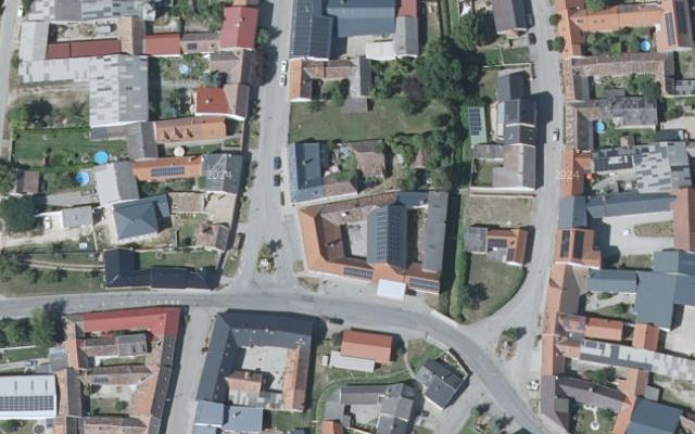 Luftbild von Bikerschani Discount