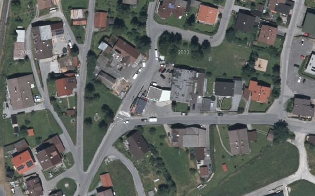 Luftbild von Amort Tankstelle