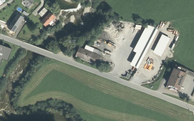 Luftbild von Geist Transporte